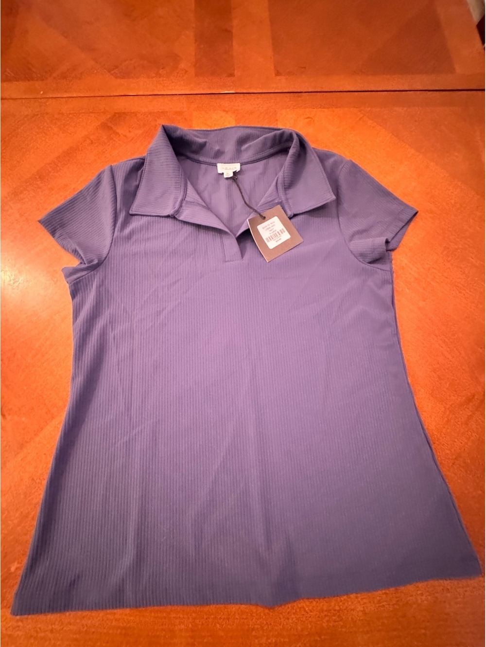 Le Lis Collection Solid Periwinkle SS Polo Shirt XL 1654